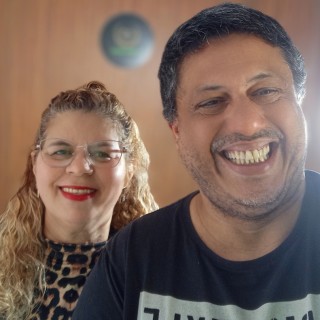 REPRESENTANTE DA CASA CIVIL DO PARANÁ, ÂNGELA DO NASCIMENTO, VISITA OS ESTÚDIOS DA RÁDIO TV WEB STUDIO.