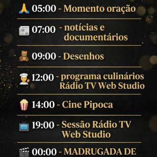 Nova programação da TV em nossa plataforma